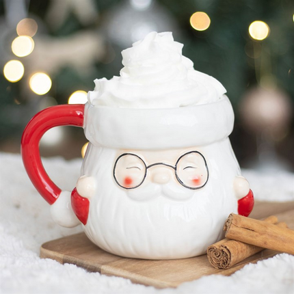 Candy Cane Gingerbread House Mug or Santa Mug