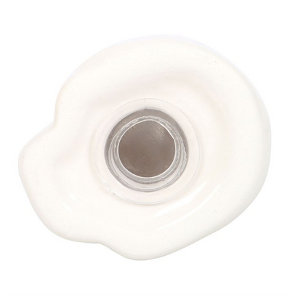 White Cat Shaped Salt and Pepper Shakers Condiments
