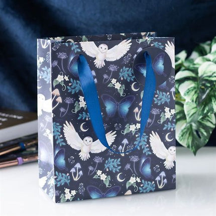 23cm Midnight Forest Owl Print Gift Bag Gift bag